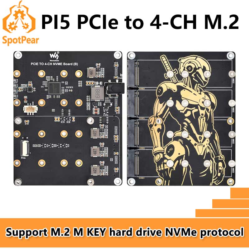 Raspberry Pi 5 PCIe to 4-CH M. - đánh giá và giá Argon One V3 M.2 Nvme Case