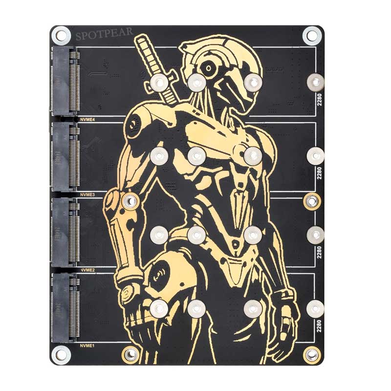Raspberry Pi 5 PCIe to 4-CH M. - đánh giá và giá Argon One V3 M.2 Nvme Case