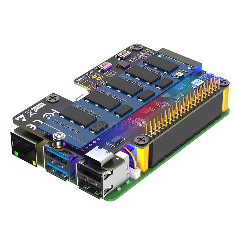 Raspberry Pi 5 PCIe to M.2 NVM - đánh giá và giá Argon One V3 M.2 Nvme Case