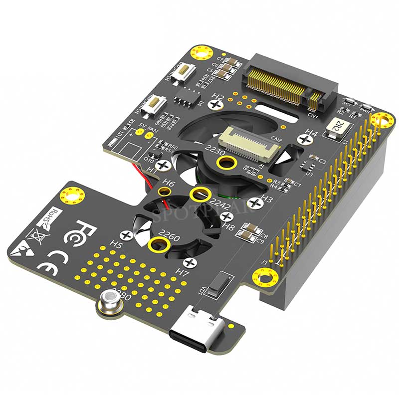 Raspberry Pi 5 PCIe to M.2 NVM - đánh giá và giá Argon One V3 M.2 Nvme Case
